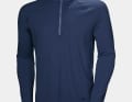 Der Solen Shine Half-Zip Hoodie von Helly Hansen schützt die Haut vor UV-Strahlen.