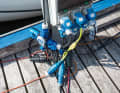 Unsecured: In combination with long cable lengths, the transition resistances of the additional plug connections are particularly risky