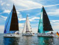 Consistent. Even with a gennaker and code zero, the three test boats are similarly strong