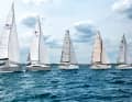 Ähnlich und doch verschieden: Delphia 34, Bavaria Cruiser 33, Jeanneau Sun Odyssey 349, Dufour 350 und Hallberg-Rassy 310 (v. l.)
