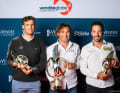 Von den drei Podiumsseglern der 9. Vendée Globe gelang einem das triumphale Comeback: Charlie Dalin stellte bei der zehnten Jubiläumsauflage einen neuen Fabelrekord auf. Die beiden anderen – Titelverteidiger Yannick Bestaven (M.) und Louis Burton – mussten aufgeben.