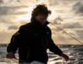 Isa Joschke war meist gerne mit sich und ihrem Boot alleine.