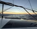 La vista dal posto di lavoro di Boris Herrmann sul mare aperto