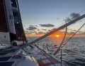 Damien Seguin's view over the "Apicil" to the golden horizon.