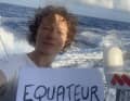 Entre-temps, tous les participants ont franchi l'équateur, la pointe est en route vers les mers du sud. Ici, la franco-allemande Isabelle Joschke