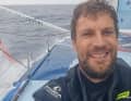 Ein Selbstportrait von "Biotherm"-Skipper Paul Meilhat im Südatlantik.