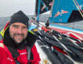 Schnee zum vierten Advent: Boris Herrmann auf "Malizia – Seaexplorer".