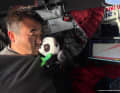 The first Chinese Vendée Globe skipper, Jingkun Xu, shows his best friend on board: a plush panda bear that "stands by him in times of fear and loneliness".