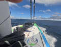 Nico Lunven's "Holcim - PRB" passed Cape Horn in sixth position just behind Jérémie Beyou on "Charal".