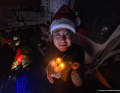 Christmas spirit on board "Singchain Team Haikou" with Jingkun Xu.
