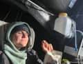 "L'Occitane en Provence" skipper Clarisse Crémer enjoys chocolate biscuits like a treasure.