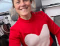 With a big heart on course for Cape Horn: "Inititatives - Cœur" skipper Sam Davies.