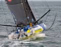 Le yacht vainqueur du 10e Vendée Globe : le "Macif Santé Prévoyance" de Charlie Dalin.