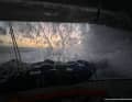 Sam Goodchild avait envoyé cette photo avant la rupture de la grand-voile, alors que les vents s'étaient déjà renforcés.
