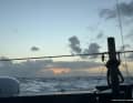 Da wirkte das Meer noch recht freundlich im Vergleich zu dem, was die Skipper am Sonntag und Montag erwarten könnte.