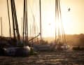 The evening before, the winds were already hammering through Port Olona at more than 50 knots.