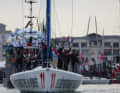 Festszenen im Hafen von Les Sables-d'Olonne.