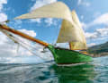 Ponderously underway: the former beach rescuer weakens in light winds