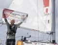 Le fier soliste après avoir parcouru 3247,17 milles nautiques sur le fond.