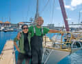 Abschiedsfoto im Hafen von La Gomera. Von hier aus geht es zu den Kapverden