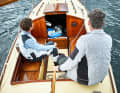 It's idyllic on board. The "Coelnamara" can also cope with heavy weather.