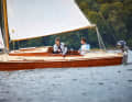 The whaleboat can be comfortably operated by two people. It is also considered suitable for single-handed use