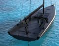 Two wheels, two grinder pillars. The layout is designed for an active and experienced regatta team