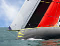 A maximum of three headsails can be set.
