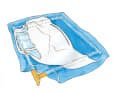 With a few slats and a tarpaulin, you can build a tub for a sprayhood, cake stand or other tarpaulins