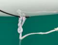 Grund für den frühen Rückstand: Der silberne Dyneema-Stropp versagte als Wasserstag, der viel dünnere schwarze Ersatz-Stropp hielt