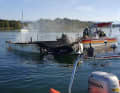 Purtroppo non rimase molto della barca a vela, che alla fine dovette essere abbandonata per il momento e finì nelle profondità del lago di Starnberg.