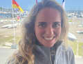 Luise Wanser promotes the German women's team for the 1st Women's America's Cup at Kieler Woche
