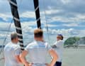 In Québec liefen kurz vor dem Transat-Start am Sonntag die letzten Vorbereitungen