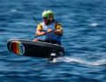 Jannis Maus from Oldenburg kited to 5th place at his Olympic premiere