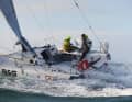 Sverre Reinke und Lina Rixgens im Einsatz mit dem WM-Boot vom Typ Sun Fast 30 OD
