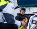 Lina Rixgens beim WM-EInsatz vor Lorient