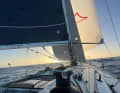 "Sharifa" has recently "made good miles", as her crew reported.