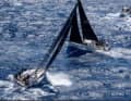 Kleinstes Boot, vierköpfige Crew: die JPK 10.30 "Momo" (oben) bestand nach der Transquadra auch das RORC Caribbean 600.
