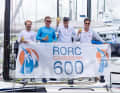 Die "Momo"-Crew im Ziel (v.r.n.l.): Tobias Brinkmann, Berthold Brinkmann, Martin Buck und Sönke Boy.