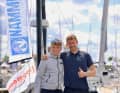 Ici à l'Ancora Yachtfestival, à partir du 29 mai en mission sur le Baltic 500 : Lennart Burke et Melwin Fink.