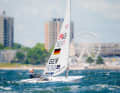 Bei der Kieler Woche segelte Philipp Buhl im Juni nach langer Pause und ohne viel Training auf Anhieb auf Platz vier, verpasste das Podium nur knapp.