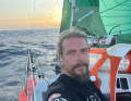 Christian Sauer has already completed 7,000 of the 10,000 nautical miles of the third leg.