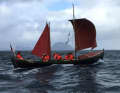 Wikingerschiff "Naddoddur"