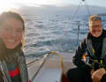 Die Crew besteht aus Julia Harder, 35, und Andreas Dillmann, 57