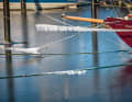 In Arnis liegen auch über den Winter Yachten im Wasser, manch eine von ihnen ist bewohnt. Nur selten friert das Gewässer zu