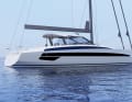 Des lignes polarisantes. L'optique avec les bandes de fenêtres allongées, les Chinois durement contrastés ainsi que la poupe négative du yacht sont incomparables.