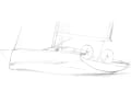 Typical for current ORC racers: hull flanks strongly drawn in towards the waterline