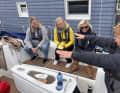 The theoretical content was explained to the participants in a practical manner directly on board.