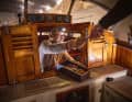 In the hall, the new owners only get to know their ship as a workplace, despite its good condition