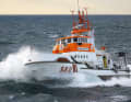 Der 23,1-Meter-Seenotrettungskreuzer „Hermann Rudolf Meyer“ im Einsatz.